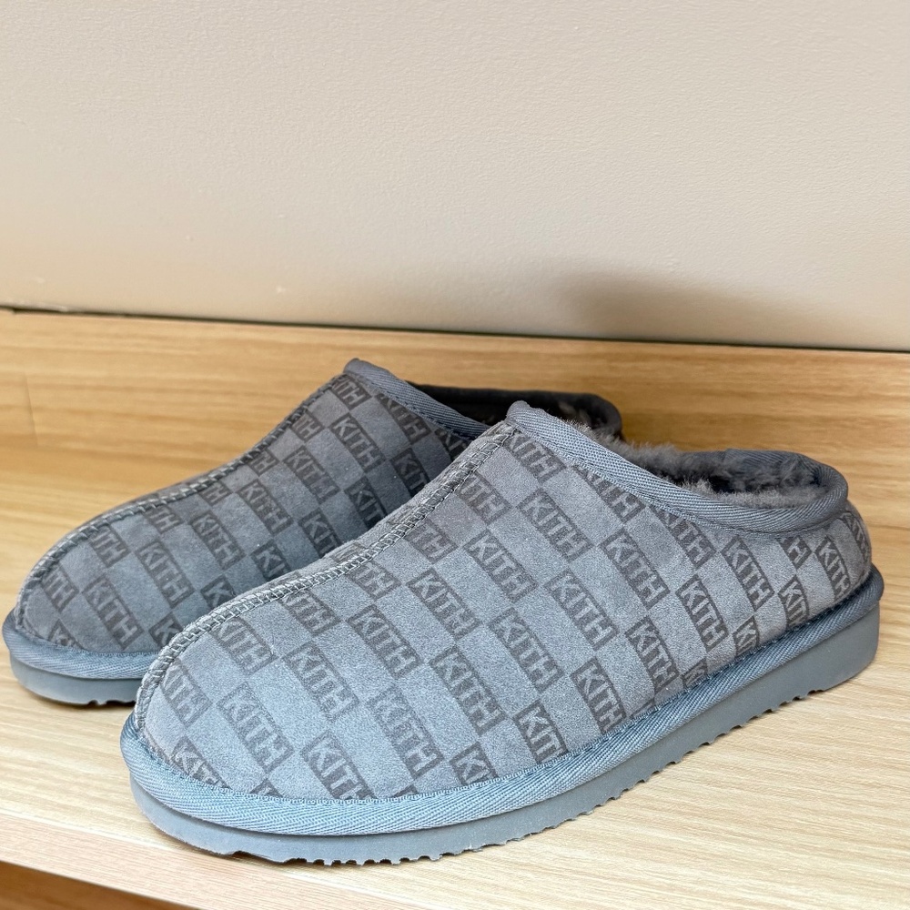 Grey KITH UGG slipper